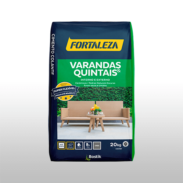 Bostik DIY Brasil Argamassas Colantes Argamassa varandas e quintais