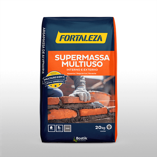  Bostik DIY Brasil argamassas de alvenaria - Supermassa Multiuso