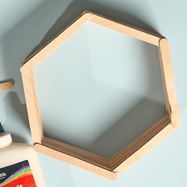 DIY Bostik Australia Hexagon Shelf Step 3