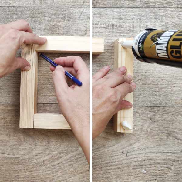 Bostik DIY Greece Tutorial Pet Food Stand step 4