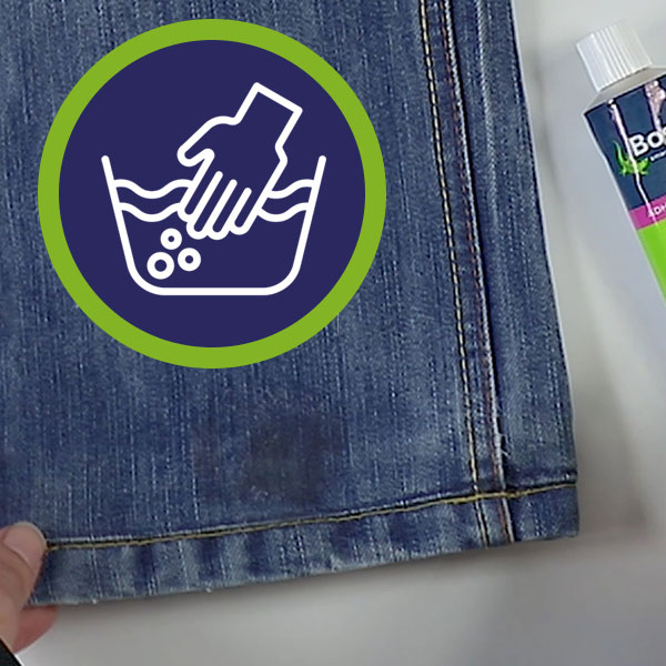 Bostik DIY South Africa Tutorial How to remove chewing gum from jeans step 5