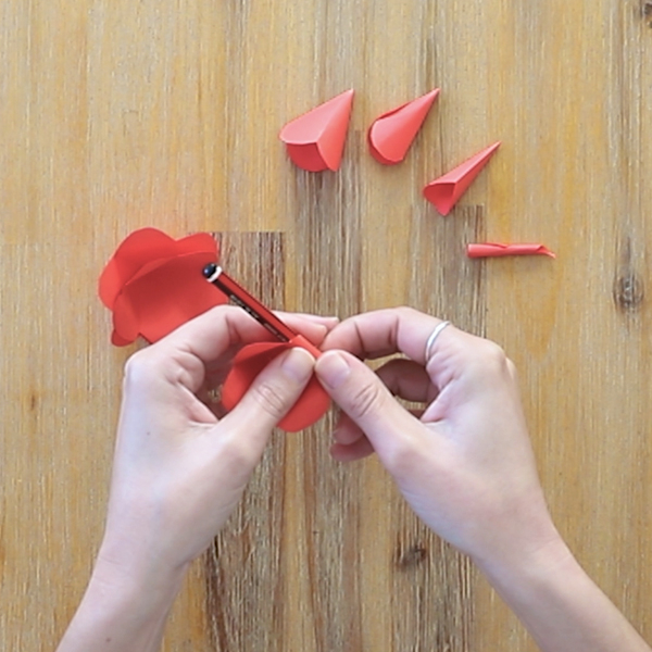 Bostik DIY South Africa Tutorial Paper Rose step 7