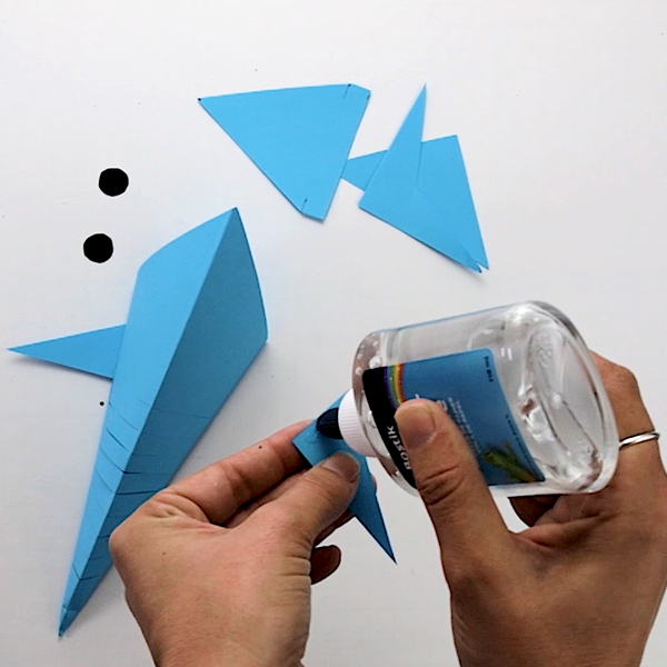 Bostik DIY South Africa Tutorial Paper Shark step 7