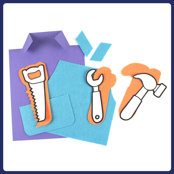 Bostik DIY Australia Father's Day Tradie Card Step 1