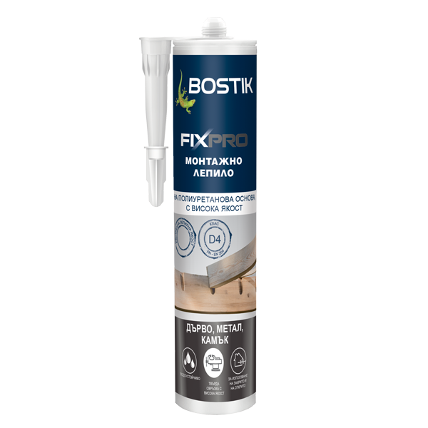 Bostik DIY Bulgaria Fixpro Wood Metal Stone