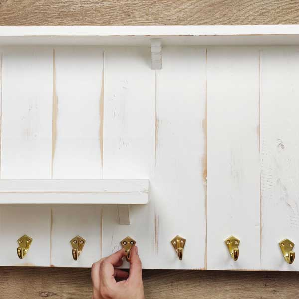 Bostik DIY Greece Tutorial Entrance Organizer step 11