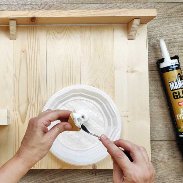 Bostik DIY Greece Tutorial Entrance Organizer step 9