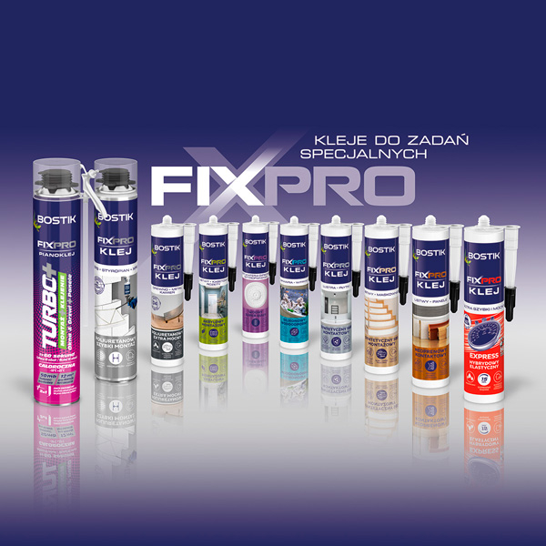 Bostik DIY Poland Fixpro range teaser image