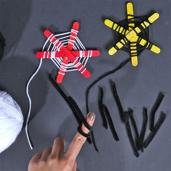Bostik DIY Singapore Stationery Craft Clag Kids PVA tutorial halloween spider step 5