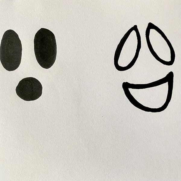 Bostik DIY Singapore halloween bobbing ghosts step 2