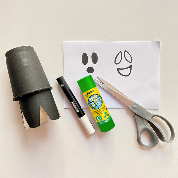 Bostik DIY new zealand halloween bobbing ghosts step 10