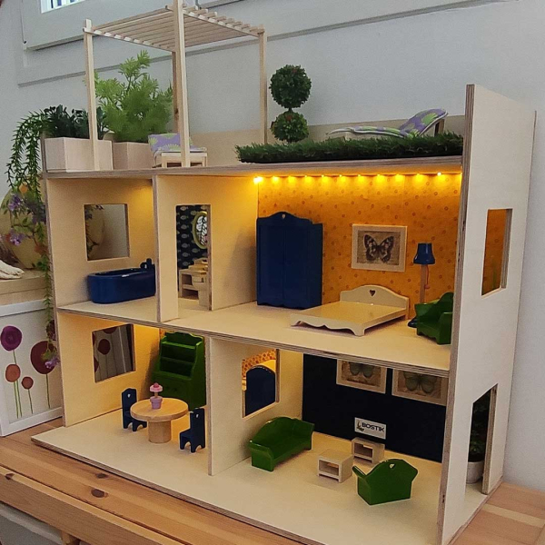 Bostik DIY Greece tutorial doll  house step 13