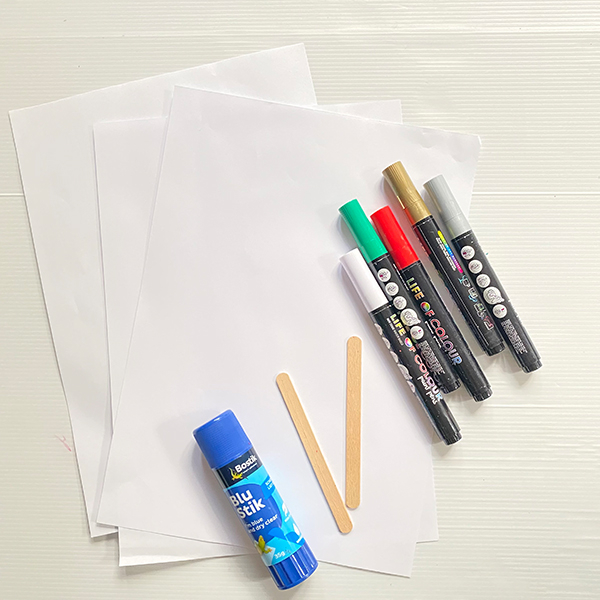 Bostik DIY Australia Christmas Party Fan Step 1