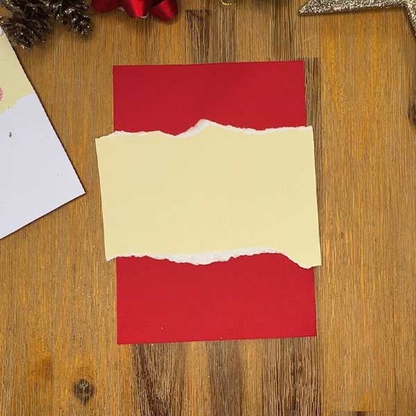 Bostik DIY South Africa Tutorial Santa Christmas Card step 2