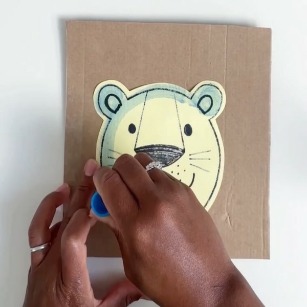 DIY Bostik UK Ideas & Inspiration Easy Lion Craft Activity - 3