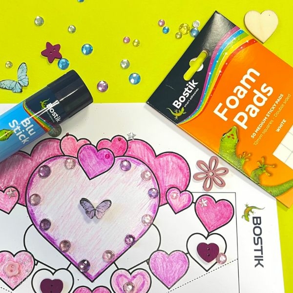DIY Bostik UK Ideas & Inspiration - Valentine's Card 2