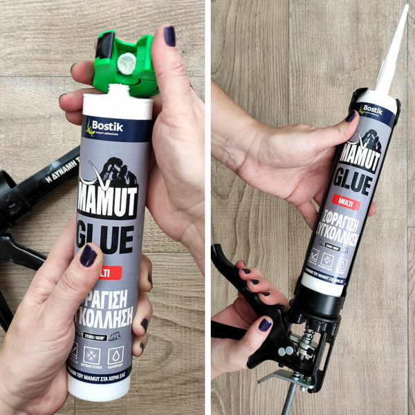 Bostik DIY Greece Tutorial Side Table step 3