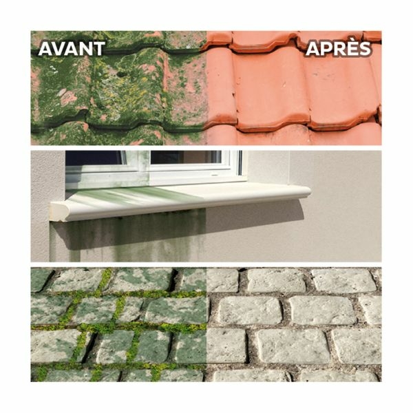 Bostik DIY France traiter anti depots vert before after