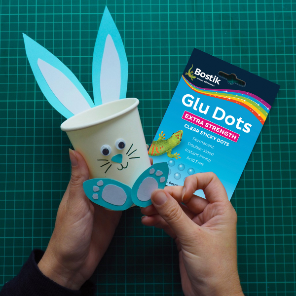 Bostik DIY South Africa Tutorial Easter Cup Bunnies step 5
