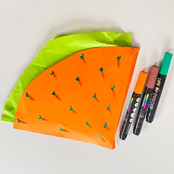 Bostik DIY Australia Easter Carrot Basket Step 8