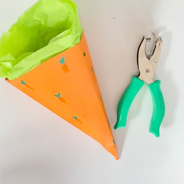 Bostik DIY New Zealand Easter Carrot Basket Step 10