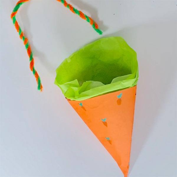 Bostik DIY New Zealand Easter Carrot Basket Step 12