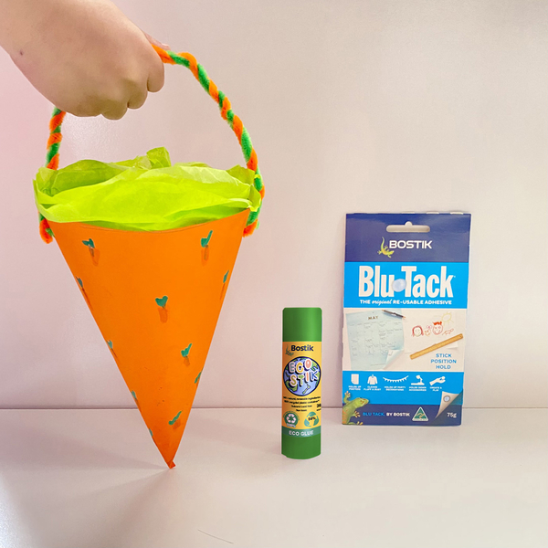 Bostik DIY New Zealand Easter Carrot Basket Step 15