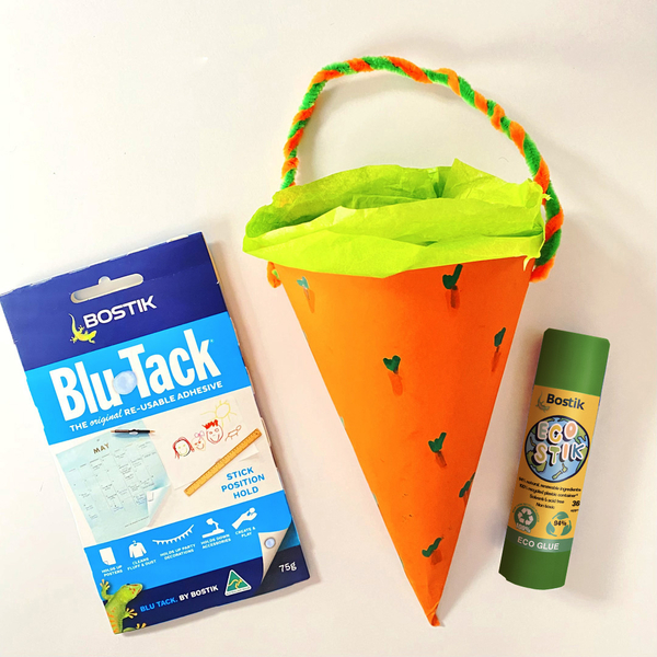 Bostik DIY New Zealand Easter Carrot Basket Step 16