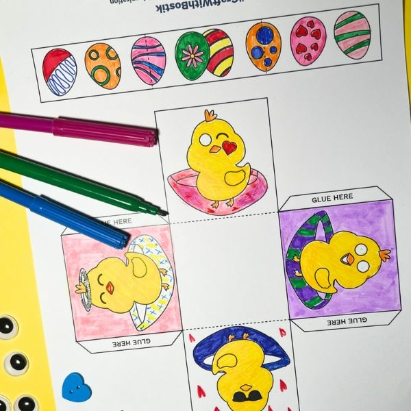 DIY Bostik UK Ideas & Inspiration - Paper Easter basket craft 2