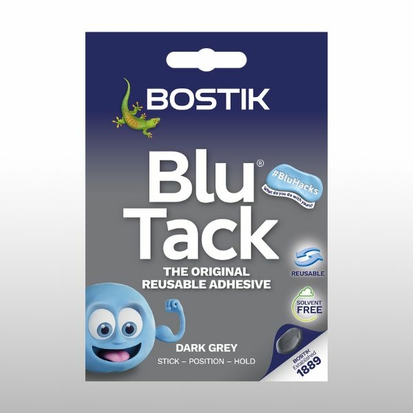 DIY Bostik UK Stationery & Craft - Blu Tack Grey handy pack shot 1