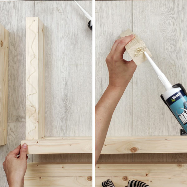 Bostik DIY Greece Tutorial Bench step 5