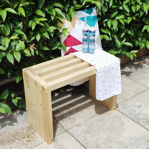Bostik DIY Greece Tutorial Bench step 9