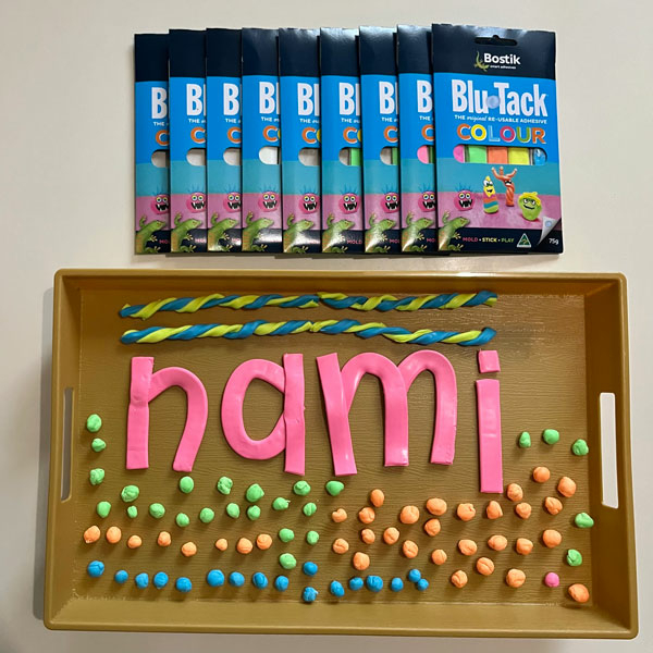 Bostik DIY Philippines How to Create Sticky Name Designs step 3