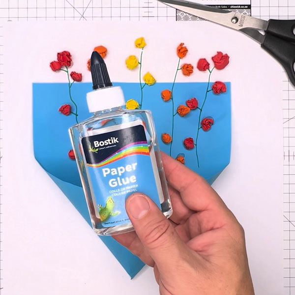 Bostik DIY South Africa Tutorial Paper Flower step 4