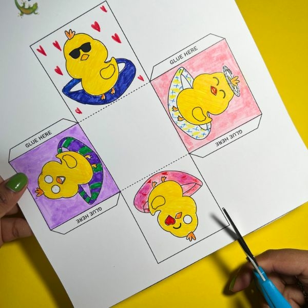 Bostik DIY Ireland Ideas and Inspiration Paper Easter Basket Step 3