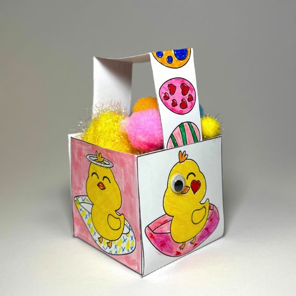 Bostik DIY Ireland Ideas and Inspiration Paper Easter Basket Step 6