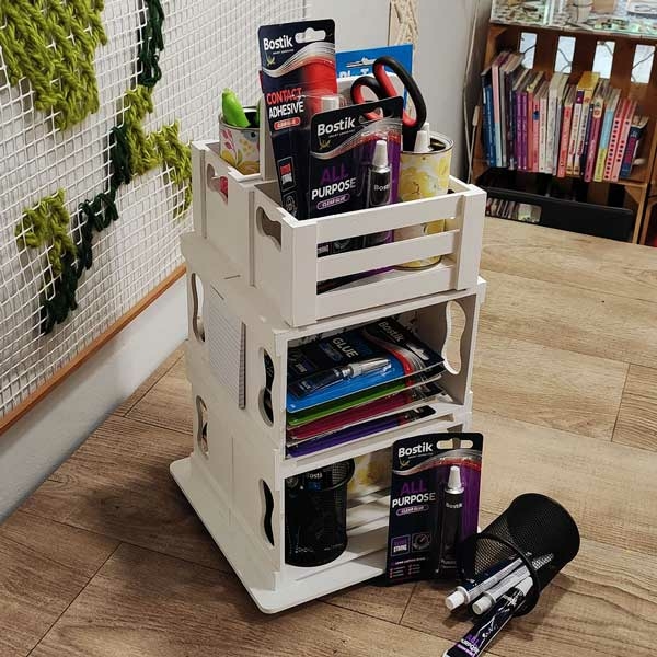 Bostik DIY Greece Tutorial Crafts Organizer step 13