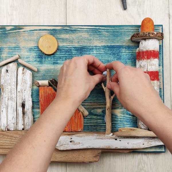 Bostik DIY Greece Tutorial Seawood step 9