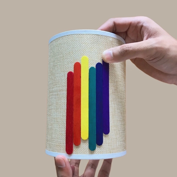 Bostik DIY Philippines tutorial Dress Up Your Lamp with Glu Dots step 3