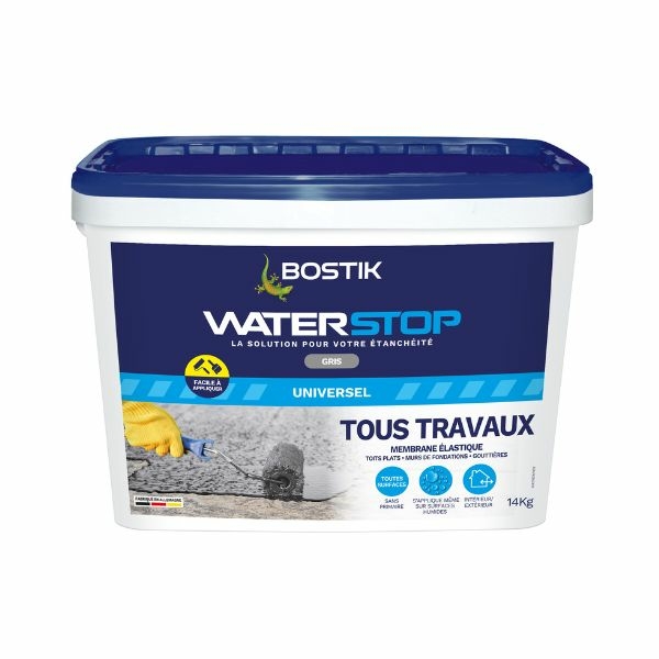 Bostik waterstop pot de 14kg gris