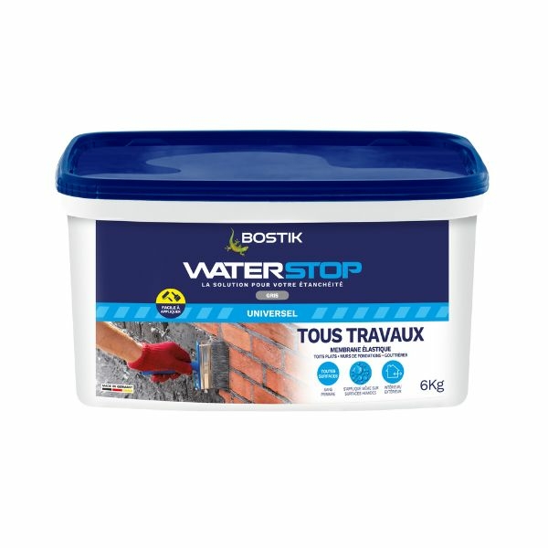 Bostik waterstop pot de 6kg gris