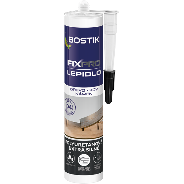 Bostik DIY Czech Republic Fixpro Wood Metal Stone Glue Packshot