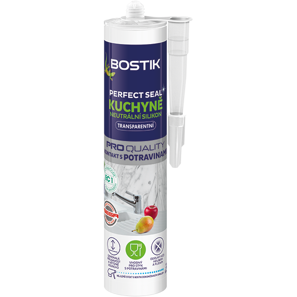Bostik DIY Czech Republic Perfect Seal Silicone Neutral Kitchen Transparent Packshot