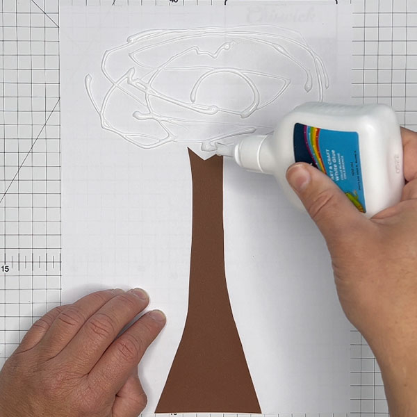 Bostik DIY South Africa Tutorial Leaves Craft step 2