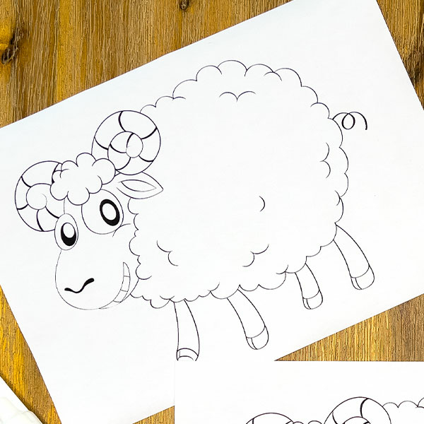 Bostik DIY South Africa Tutorial Sheep step 1