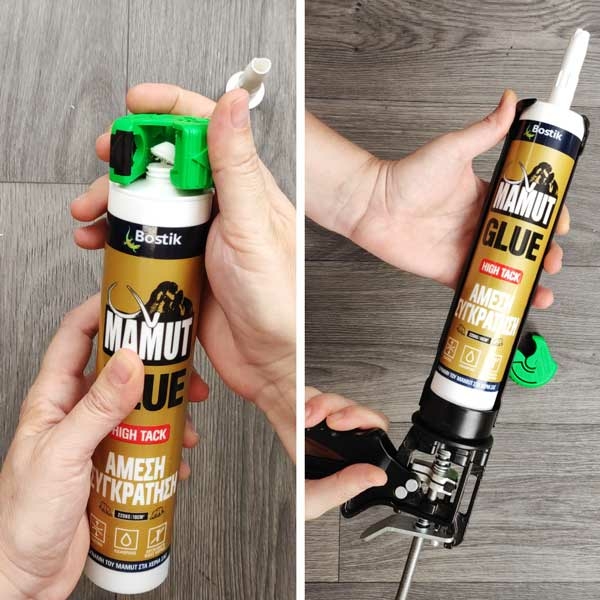 Bostik DIY Greece Tutorial Woodstep step 2